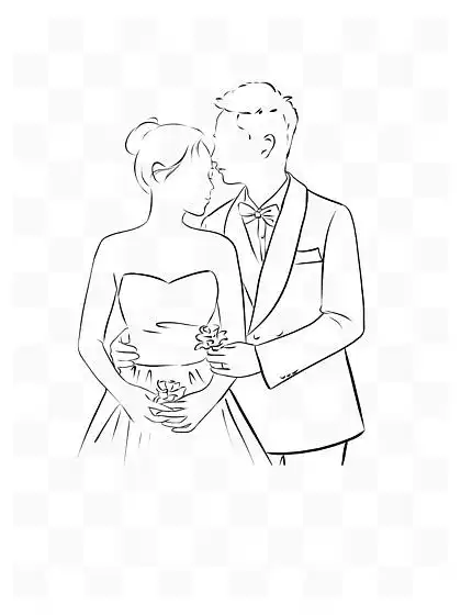 【男女头像婚纱剪影】图片免费下载_男女头像婚纱剪影素材_男女头像