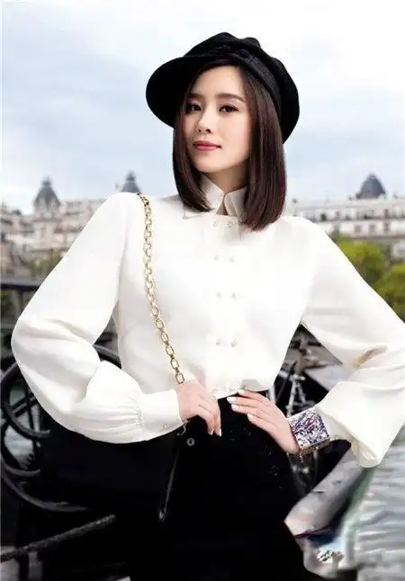 刘诗诗时尚短发发型百变短发彰显优雅范