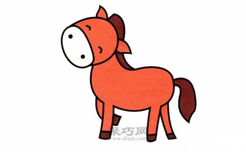 今天给大家介绍的就是小朋友最喜欢的动物马卡通形象简笔画怎么画