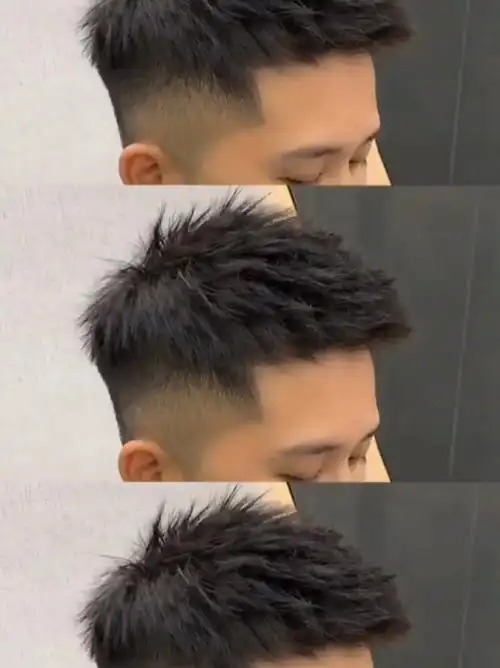 锡纸烫男短发