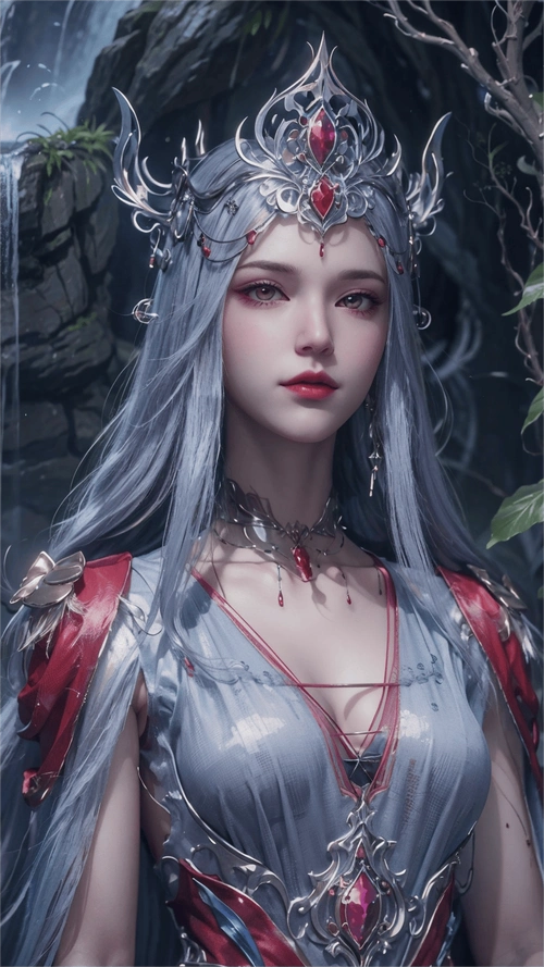 国漫女神三屏壁纸波塞西的海边等待