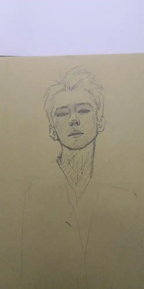 手绘明星吴世勋附步骤图