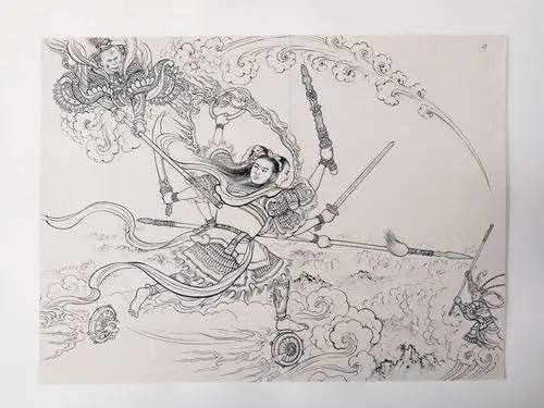 李翔绘西游记《闹天宫》