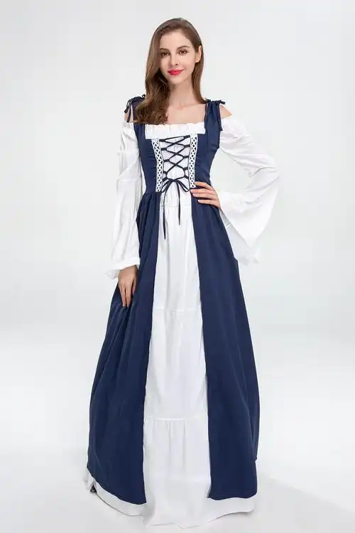 万圣节角色扮演复古欧式皇室宫廷公主女王服装话剧民族服装