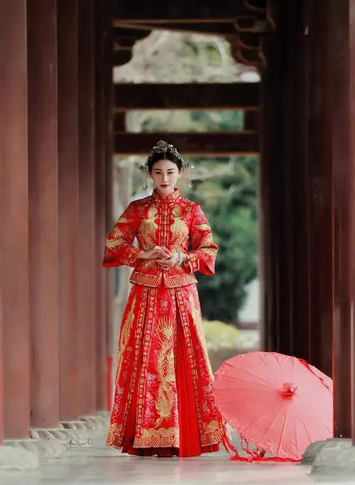 其它 秀禾人像学拍 写美篇一,秀禾服是什么意思 秀禾服是中式清代婚礼