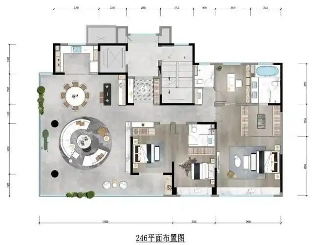 最近流行200㎡大平层豪宅设计趋势