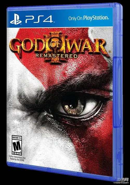 《战神3重制版》ps4版游戏封面公开 奎爷目露凶光!