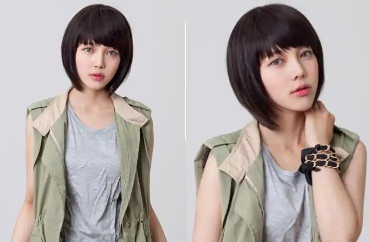 清新迷人的女生短直发发型让你尽显率性魅力!