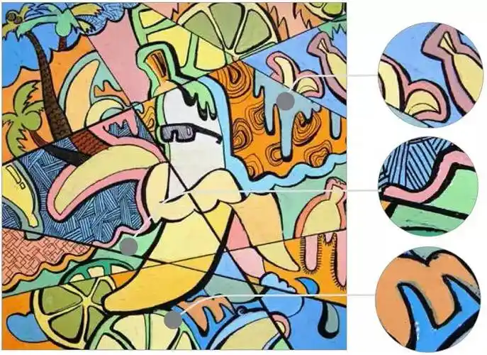 色彩装饰画色彩的三要素