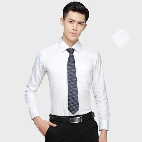 去购买 去购买 白衬衫领带搭配是职场着装的重要环节,能彰显男人的