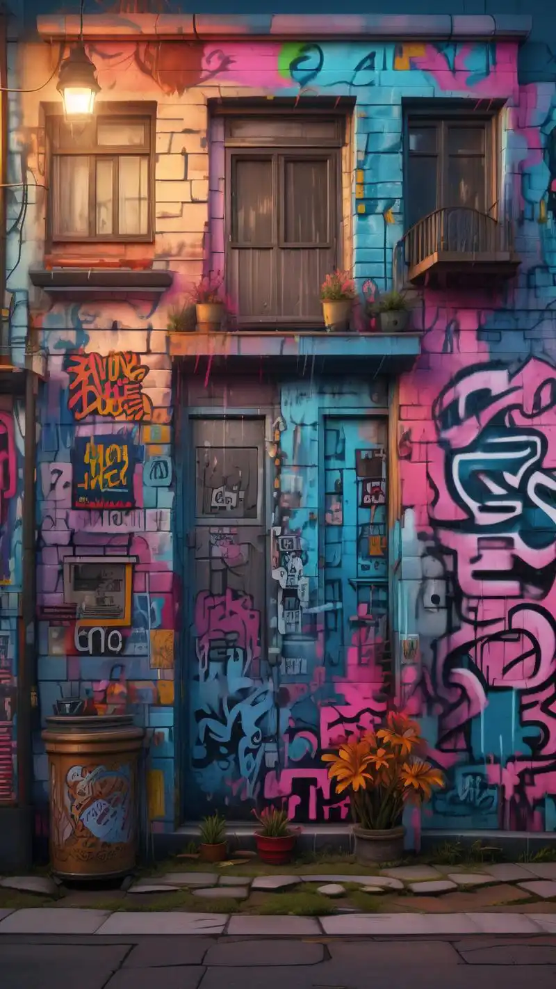 嘻哈风潮壁纸🌃夜幕涂鸦魅力