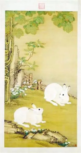 博物馆里看"玉兔"