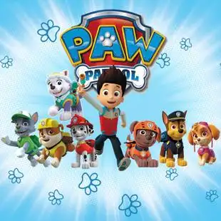 狗狗巡逻队墙贴小狗汪汪队立大功宠物狗儿童装饰画防水贴纸可移除