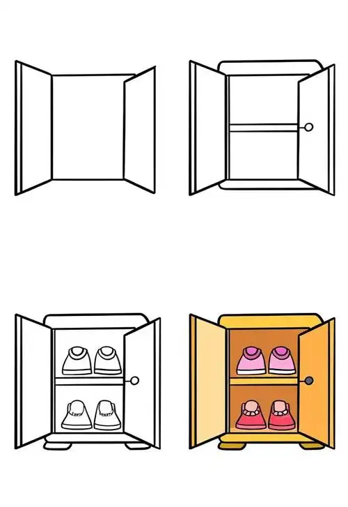 👠鞋柜简笔画🎨