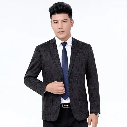 男士西装长袖修身韩版商务休闲上衣春秋青年单西服外套西服套装