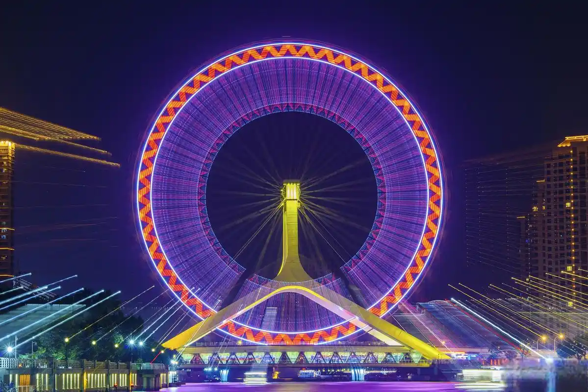 玩转天津之眼攻略 天津之眼,全球第二高摩天轮,是天津的一个重要旅游