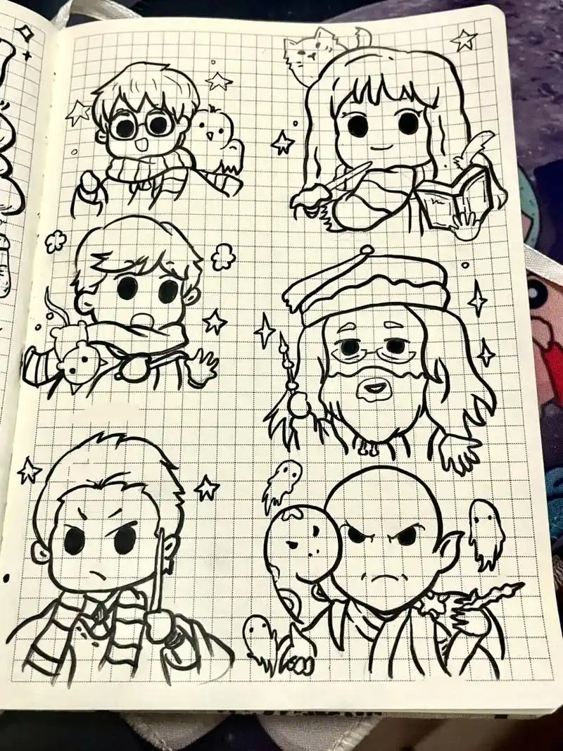 哈利波特|简笔画