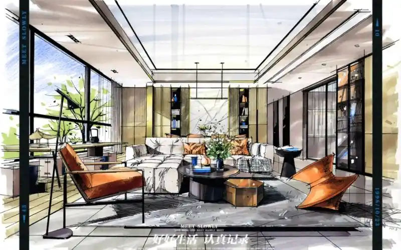 室内手绘效果图分享