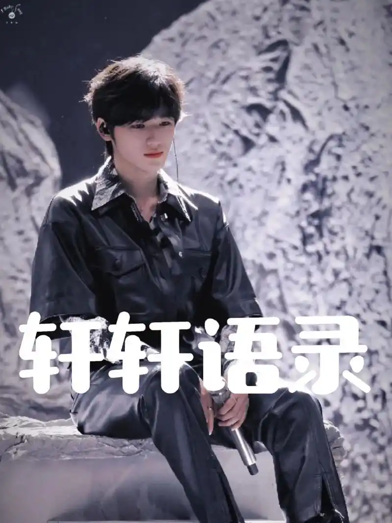 宋亚轩语录1 笑总不会犯错,没有答案的就随风而去.