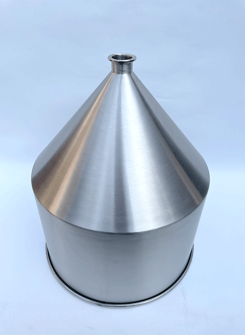 特大口径漏斗带控制开关球阀液体粉末灌装血肠加料斗架子辣椒酱料只