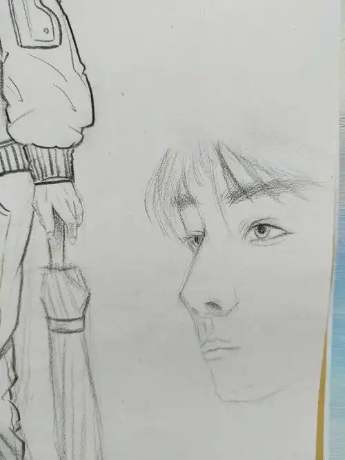 我高二画王俊凯