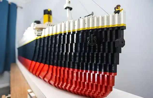 世界上最大的乐高版泰坦尼克号耗时2年完成
