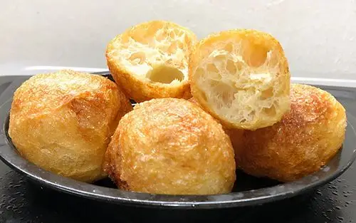 纯手工制作的面筋泡不含添加剂蓬松空心吃火锅必备的菜品