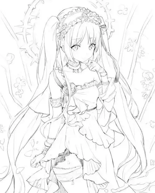 对于初学者更是一个必经过程,本文就给大家带来一组动漫人物线稿的