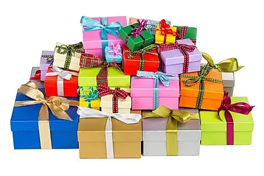 礼物堆图片