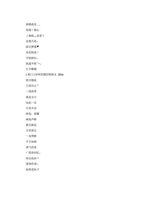 好听的微信昵称女2020.doc 2页