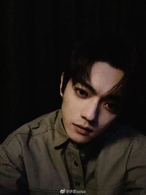 组图许凯微博营业晒怼脸自拍对镜头wink帅气又可爱