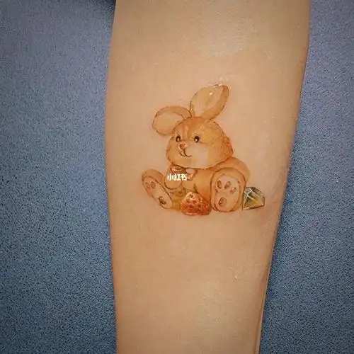 纹身  #tattoo  #兔子纹身  #小清新纹身