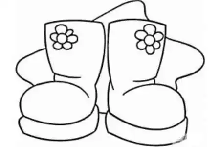 鞋子简笔画diy手工制作教程-鞋子简笔画大全- 制作系手工网