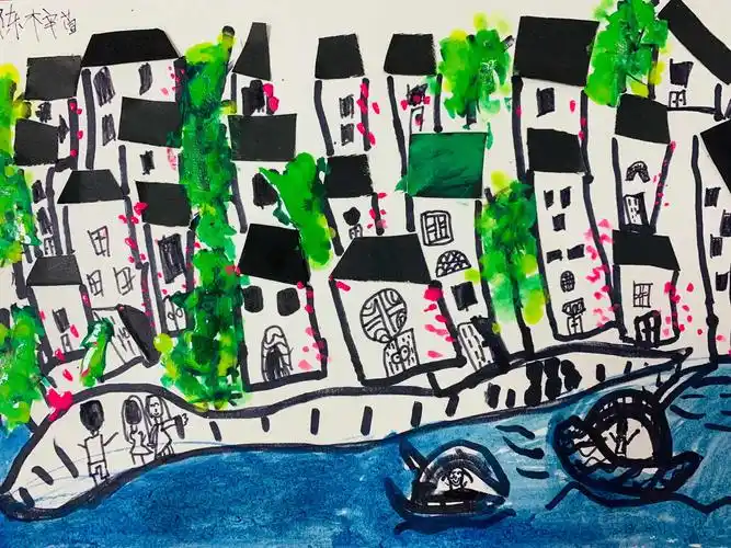 2020秋季儿童画创意班《江南》欣赏