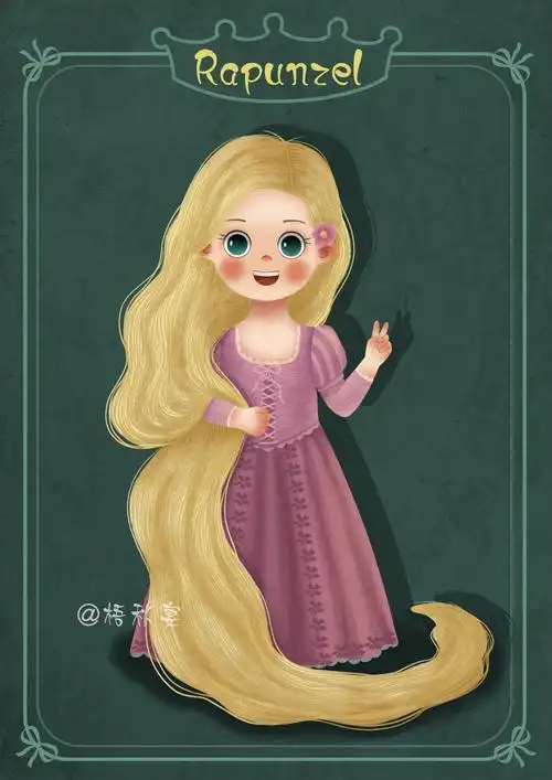 乐佩公主～迪士尼公主系列插画(7)