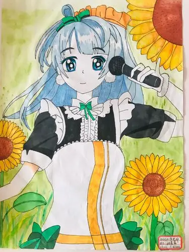 材料:铅笔,双头勾线笔,马克笔,水彩 绘画题材:漫画场景设计 纸张 8k