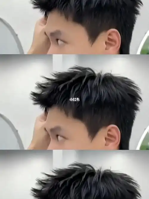 男士发型参考清爽男生短发首选前刺纹理