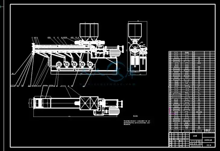 0059双螺杆挤出机设计全套cad图毕业论文开题报告