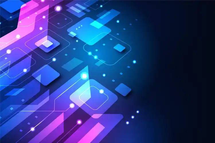 渐变未来主题桌面壁纸(壁纸,渐变,未来,主题,电脑,多渐变色)3d插图_北