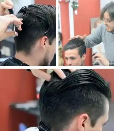 如何打理欧美帅气男生大背头发型教程