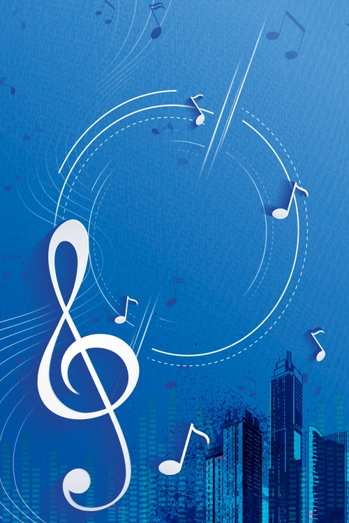 音乐会海报背景素材 - 当图网