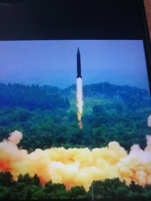 东风41型火箭点火升空