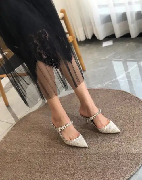 jimmychoo水钻凉拖