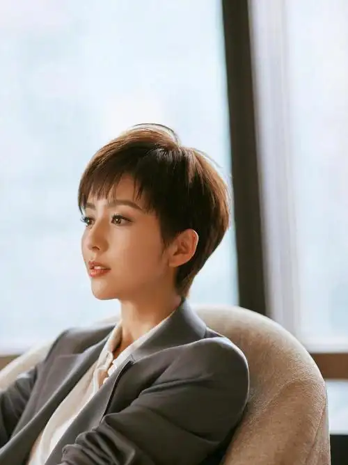 佟丽娅金色短发叫什么名字_发型图片