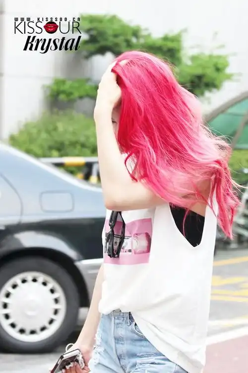 考古郑秀晶红发时期,我觉得好美