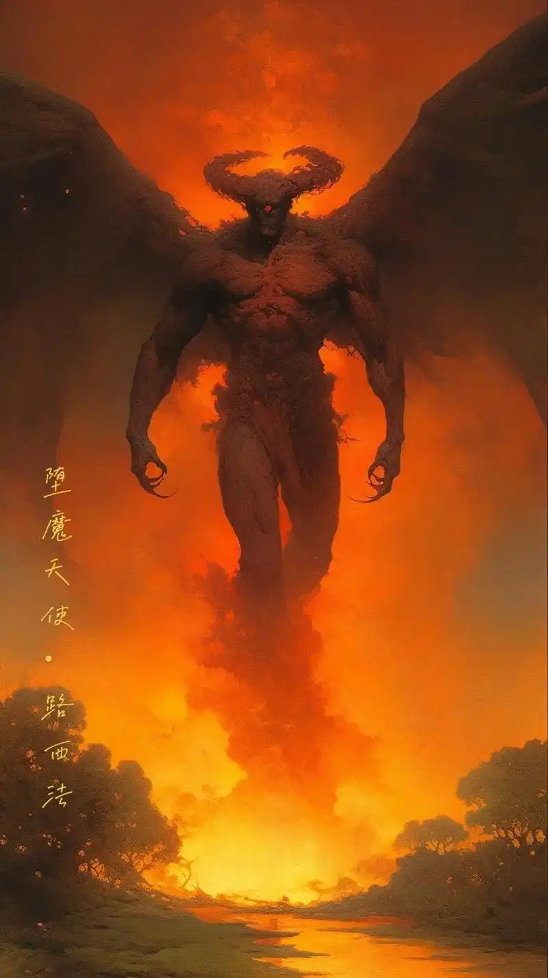 ai绘画:九大堕天使[幻想文学杜撰]仅出自幻想文学杜撰,与正 - 抖音