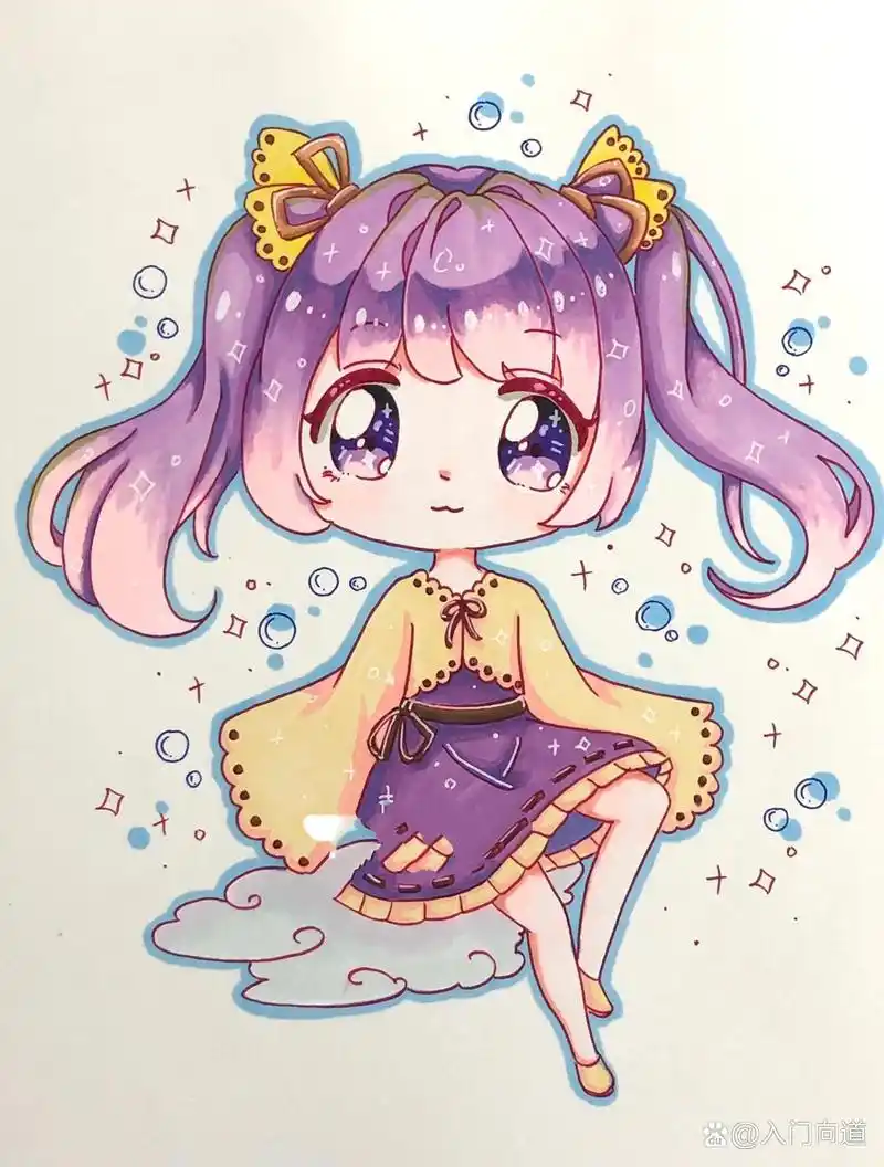 q版动漫绘画|人气总和 总结发布一下最近的成果.