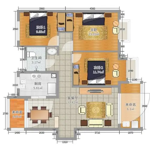 户型图大全_户型对比_酷家乐