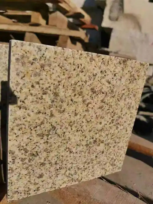 【花岗岩大理石 湖北随州黄金麻 市政园林景观 路沿石