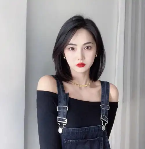 齐肩中长发发型